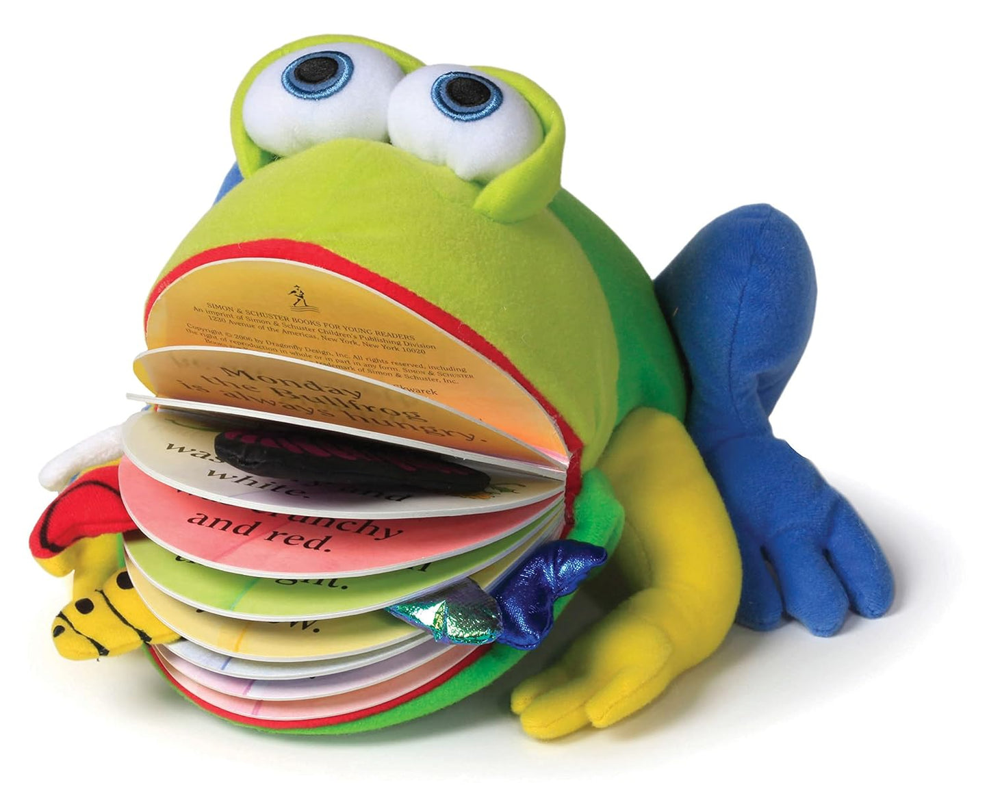 Monday the Bullfrog: A Huggable Puppet Concept Book about the Days of the Week