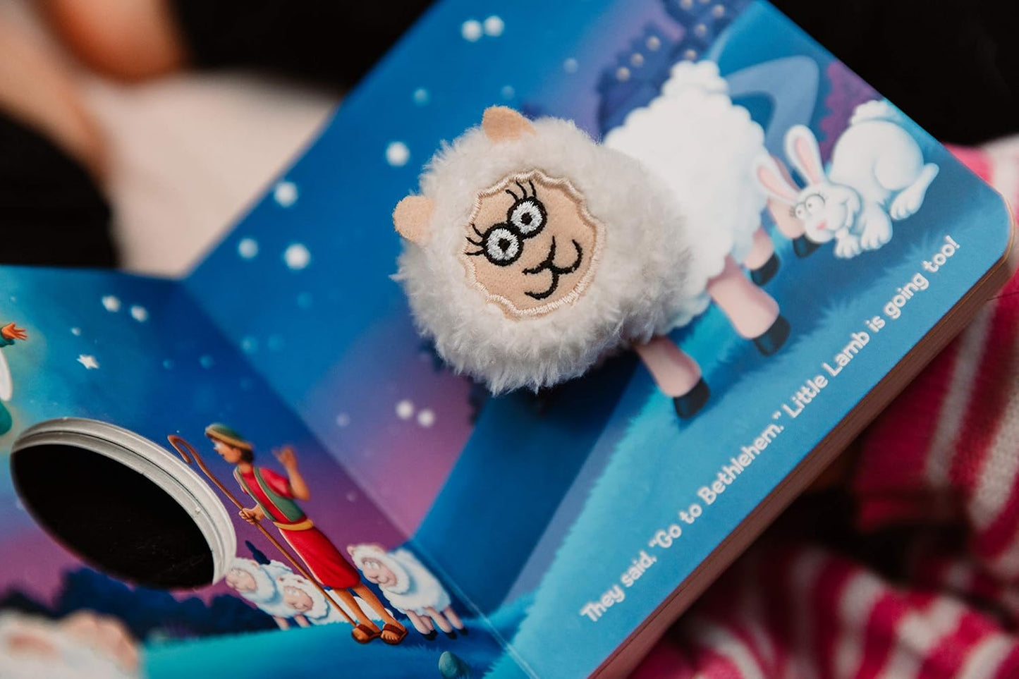 The Beginner's Bible Little Lamb's Christmas: A Finger Puppet Board Book