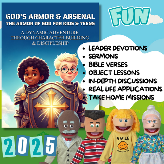 ARMOR OF GOD PUPPET PACK WITH CURRICULUM