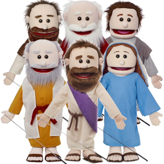CHRISTIAN PUPPETS & BIBLE CHARACTER PUPPETS
