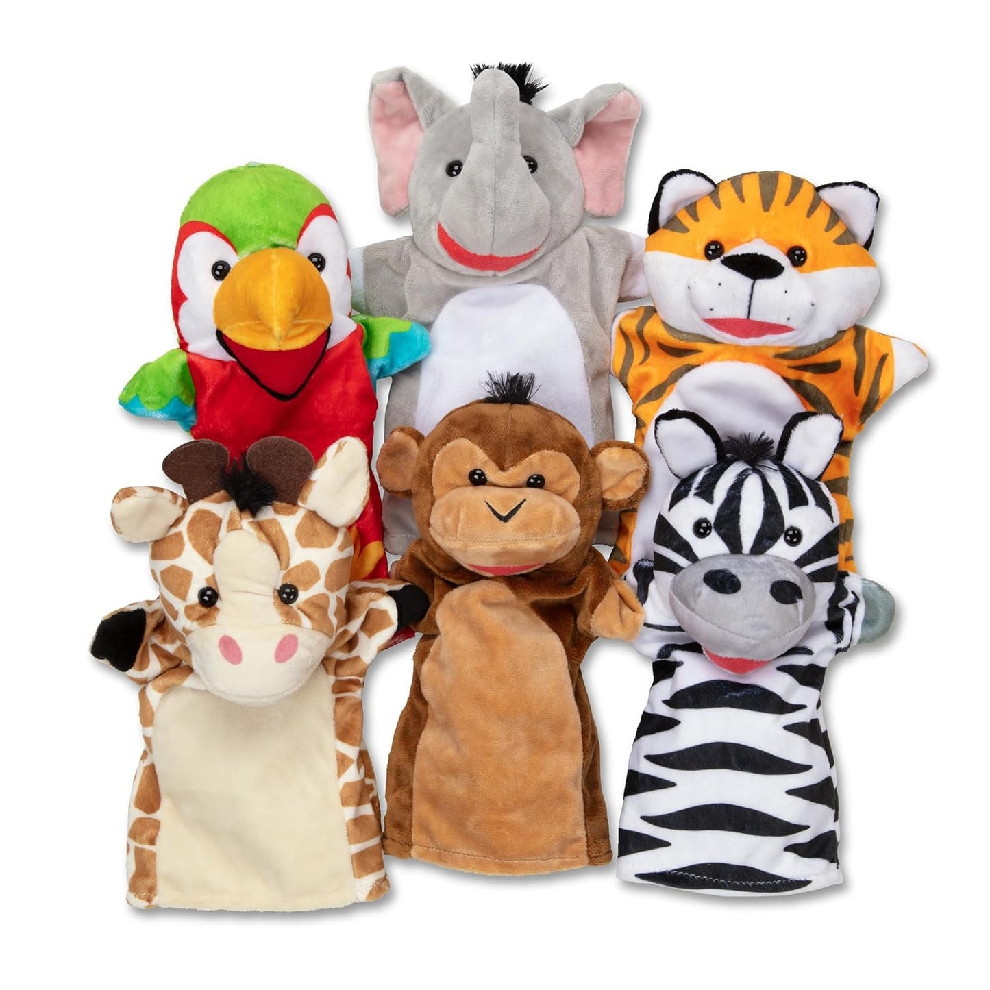 Safari Puppet Set (6 Pc) - Toy Puppets